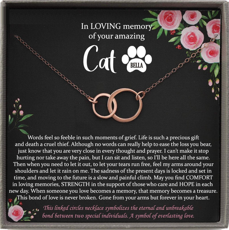 Cat Memorial Gift Pet Loss Gifts, Loss of Pet Gift, Loss of Cat gift in Memory of Cat Remembrance Gift for Loss of Cat Sympathy Gift