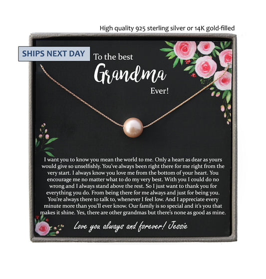 Grandmother Gift Jewelry Grandmother Necklace Gift for Grandma Gift for Grandmother Gift Thank You Grandma necklace