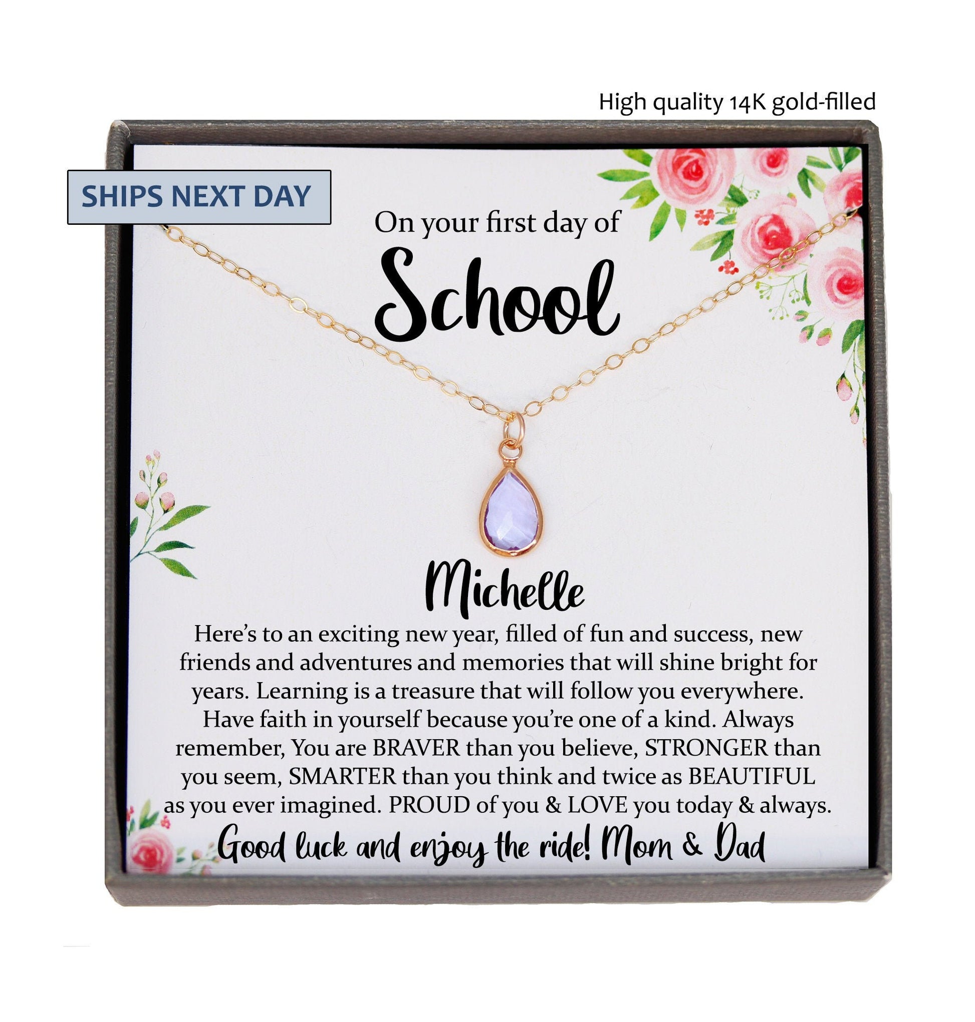 First Day of School Gift, Back to School Gift, 1st day of School Present Freshman College Gift, High School, Kindergarten, Middle, Preschool