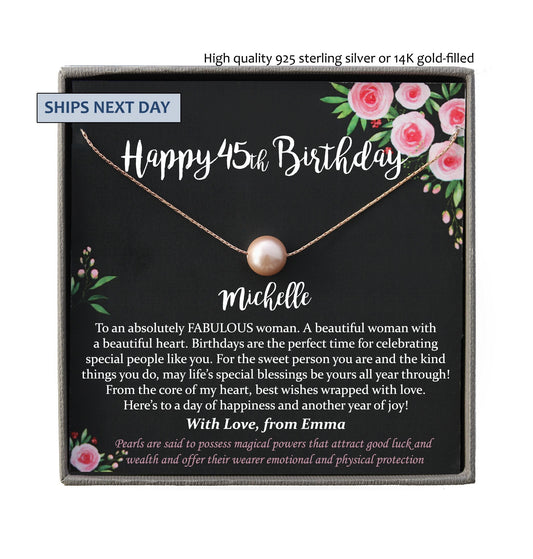 45th Birthday for Her Gift, 45th Birthday Gift for her, 45 years old birthday gift for women friend 45th birthday friend 45th Birthday Women