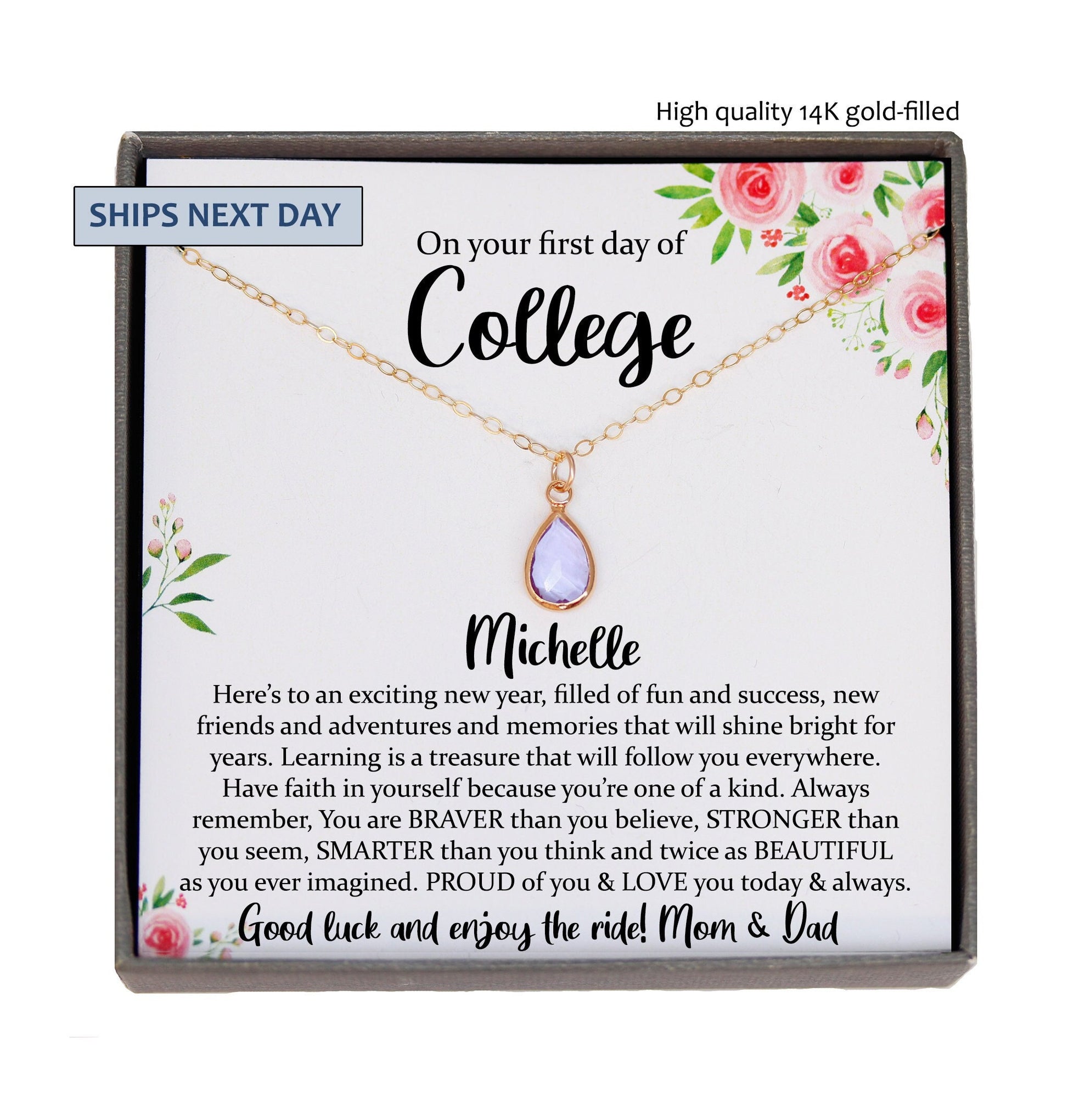 College Student Gift for Student Going to College Gifts, First day of College Gift, University Good Luck Gift, Good Luck Student Moving Away