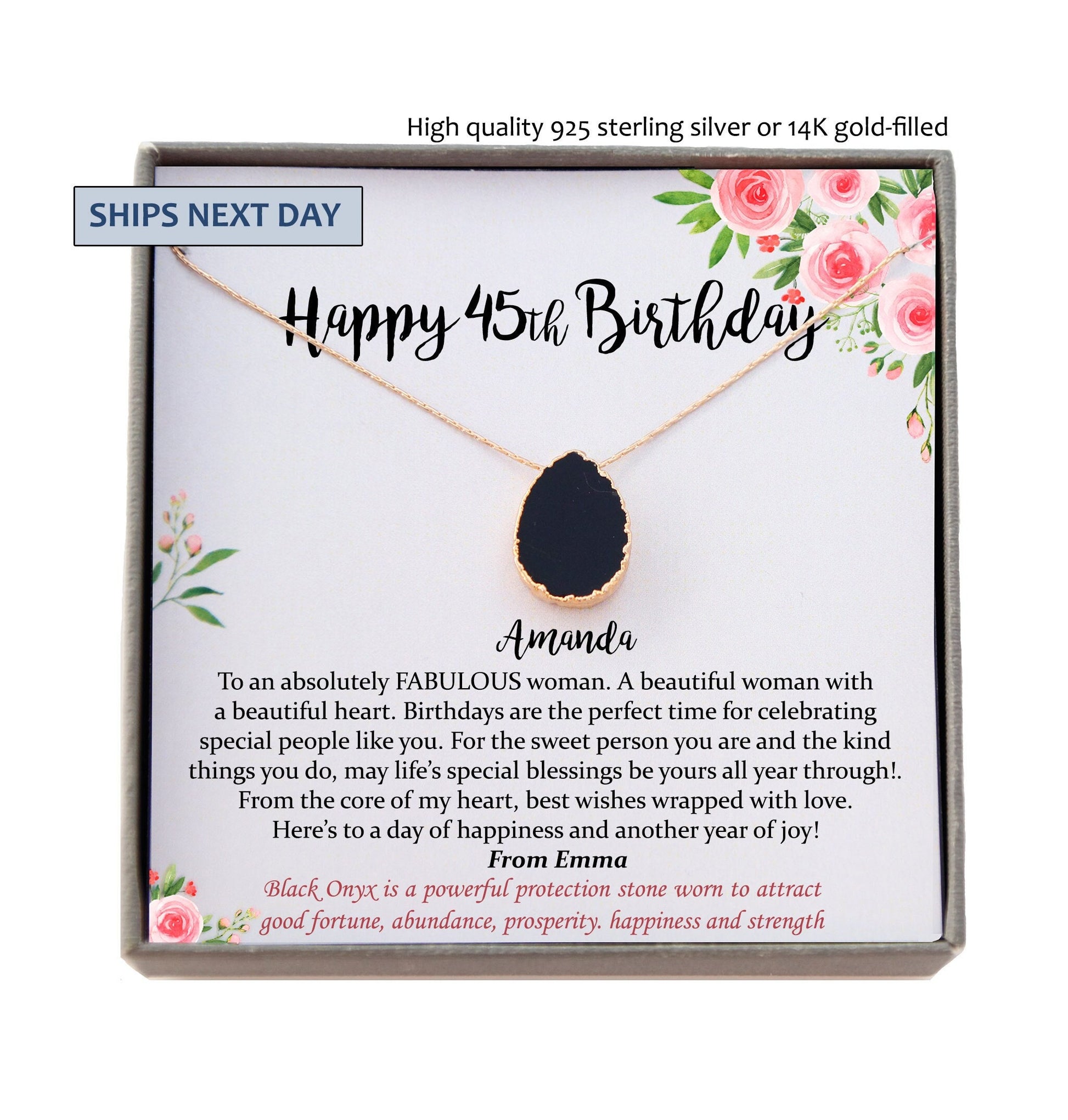 45th Birthday for Her Gift, 45th Birthday Gift for her, forty fifth birthday gift for women friend, 45th birthday friend 45th Birthday Women