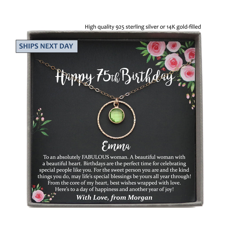 Great Birthday Gift Ideas for a 75-Year-Old Woman | ehow