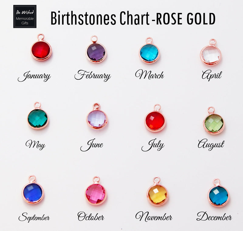 Custom Family Birthstones Necklace, Christmas Gift Ideas Personalized Gift Ideas for women, Personalized Gift Necklace, Custom Family Gifts