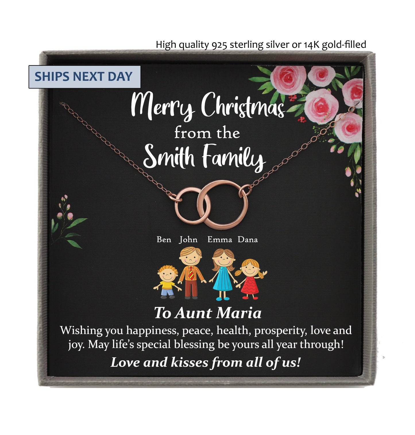Personalized Gifts Christmas Gift Ideas Personalized Gift Ideas for women, Custom Family Gifts, Custom Family Portrait Illustration Unique